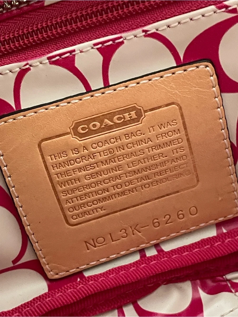 Y2K Coach Hamptons Mini Tote